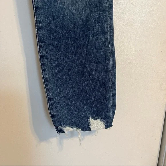 Frame Denim Le High Straight Women's 24 Distressed Blue Jeans NWT high rise - Picture 2 of 7